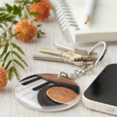 Sweet Harmony – Stroopwafel on Piano Key Holder Ke Schlüsselanhänger (Vorderseite rechts)