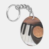 Sweet Harmony – Stroopwafel on Piano Key Holder Ke Schlüsselanhänger (Vorderseite links)