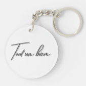 Sweet Harmony – Stroopwafel on Piano Key Holder Ke Schlüsselanhänger (Rückseite)