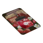 Sweet Harvest: Strawberry Jam Jars Magnet (Rechte Seite)