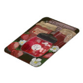 Sweet Harvest: Strawberry Jam Jars Magnet (Linke Seite)