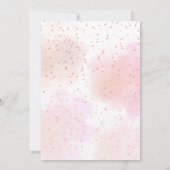 Sweet Heart Baby Dusche Einladung (Rückseite)