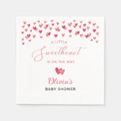 Sweet Heart Baby Dusche Serviette (Vorderseite)