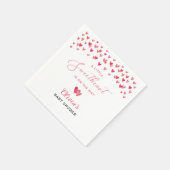 Sweet Heart Baby Dusche Serviette (Ecke)