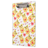 Sweet Heart Bear Nursery Pattern Klemmbrett (Links)