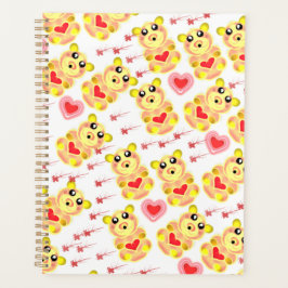 Sweet Heart Bear Nursery Pattern Planer