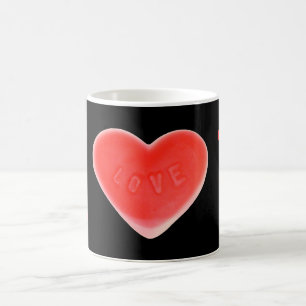 Sweet Heart Black "I Liebe U" Tasse