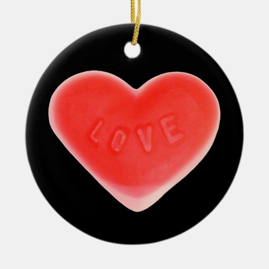 Sweet Heart Black Ornament (Vorne)