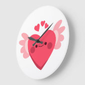Sweet Heart Große Wanduhr (Winkel)