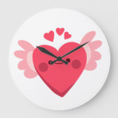 Sweet Heart Große Wanduhr (Vorderseite)