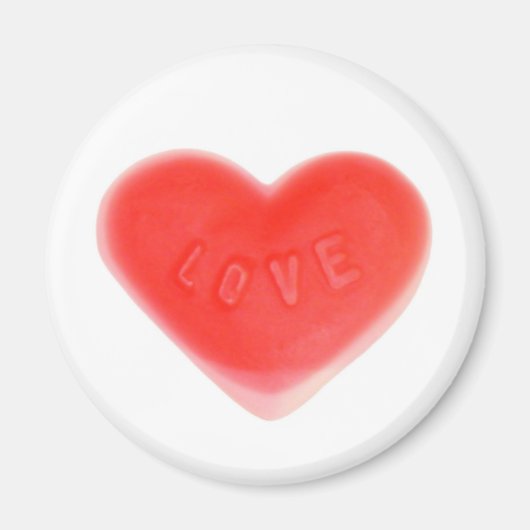 Sweet Heart Kühlschrankmagnet rund (Vorne)