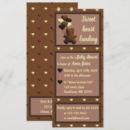 "Sweet heart Landung" - Einladung zur Babydusche