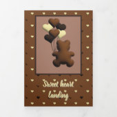 "Sweet heart Landung" - Einladung zur Babydusche (Cover)