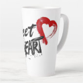 Sweet Heart Latte Tasse (Rechte Ecke)
