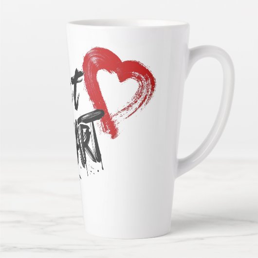 Sweet Heart Latte Tasse (Rechts)