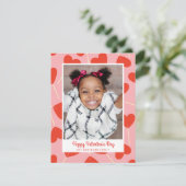 Sweet Heart Lollipops Valentinstag Fotokarte Feiertagskarte (Stehend Vorderseite)