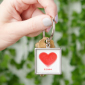 Sweet Heart 'Name' Schlüsselanhänger Square (Hand)