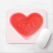 Sweet Heart Pink Mousepad (Mit Mouse)