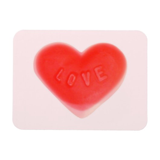 Sweet Heart Pink Premium Magnet (Horizontal)