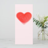 Sweet Heart Pink Rack-Karte (Stehend Vorderseite)