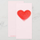 Sweet Heart Pink Rack-Karte (Vorne/Hinten)