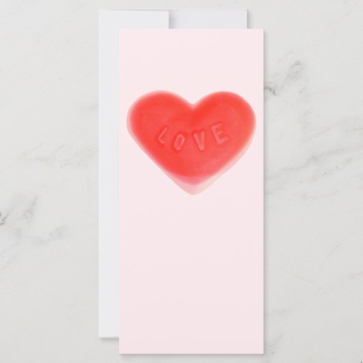 Sweet Heart Pink Rack-Karte (Vorderseite)