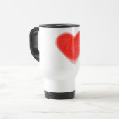 Sweet Heart Reise Schlamm Reisebecher (Vorderseite Links)