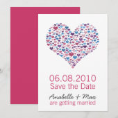 Sweet-Heart Save the Date (Vorne/Hinten)
