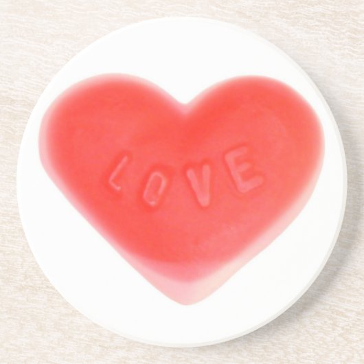 Sweet Heart Untersetzer rund (Vorne)