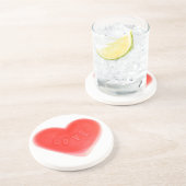 Sweet Heart Untersetzer rund (Seite)