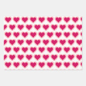 Sweet Heart Wrapping Paper Flat Sheet Set 3 Geschenkpapier Set (Vorderseite 3)