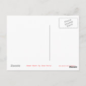 Sweet Heart 'Your Text' Postkarte (Rückseite)