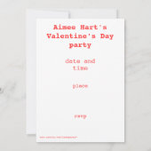 Sweet Heart "You're Invited"-Einladung Einladung (Rückseite)