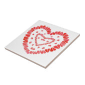 SWEET HEARTS 4.25" Square Keramik Tile Fliese (Seite)