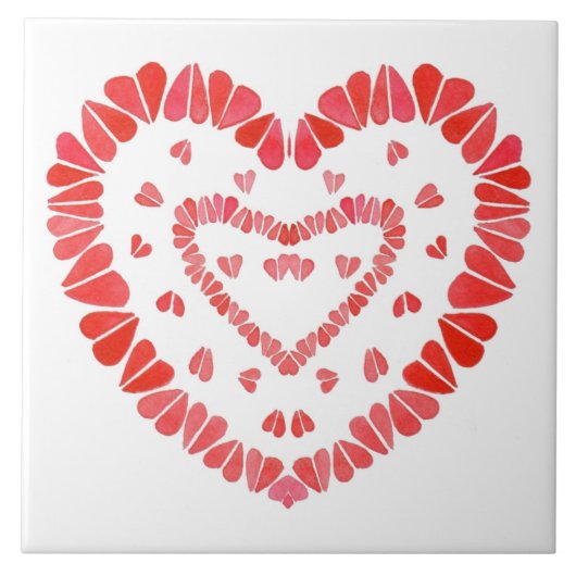 SWEET HEARTS 6"X6" Keramikfliese (Vorderseite)
