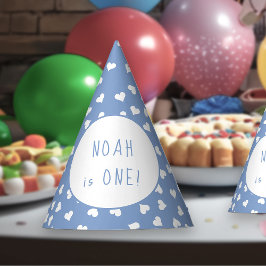 Sweet Hearts any Age Blue Birthday Party Partyhütchen