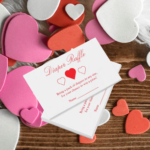 Sweet Hearts Babydusche Windelwindeln Begleitkarte