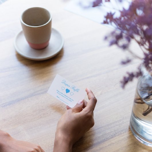 Sweet Hearts Babydusche Windelwindeln Begleitkarte