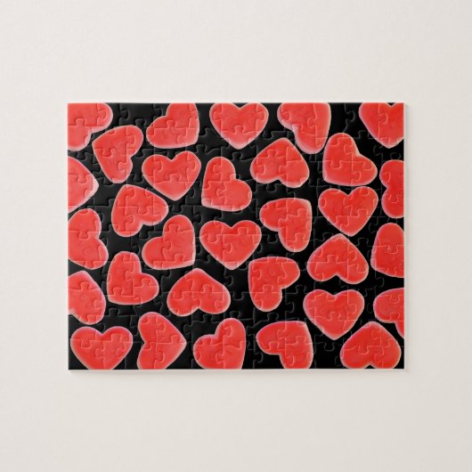 Sweet Hearts Black puzzle (Horizontal)