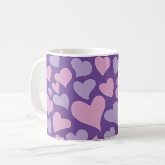 Sweet Hearts Kaffeetasse (Vorderseite Links)