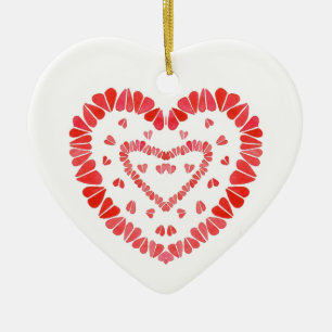 SWEET HEARTS Keramik-Herz-Ornament Keramik Ornament