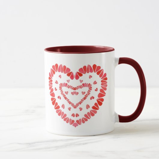 SWEET HEARTS Maroon Combo Tasse (Rechts)
