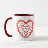 SWEET HEARTS Maroon Combo Tasse (Links)