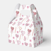 Sweet Hearts Muster Geschenkschachtel (Rückseite)