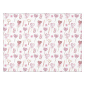 Sweet Hearts Muster Tischdecke (Vorderseite (Horizontal))