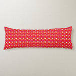 Sweet Hearts Pattern Seitenschläferkissen<br><div class="desc">A long body pillow featuring a sweet pink and red heart pattern,  perfect for adding a romantic and cozy touch to your bedroom decor.</div>