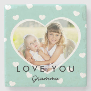 Sweet Hearts Personalisiert Foto Stone Untersetzer