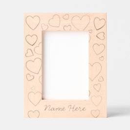 Sweet Hearts Personalized Engraved Frame Geätzte Rahmen