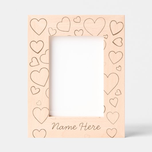Sweet Hearts Personalized Engraved Frame Geätzte Rahmen (Vorderseite)