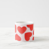 Sweet Hearts Pink Espresso Tasse (Vorderseite)